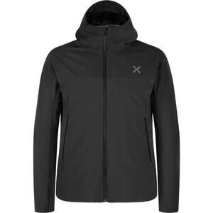 MONTURA Black Lightweight Casual Jacket With Front Zipper Closure And Hood